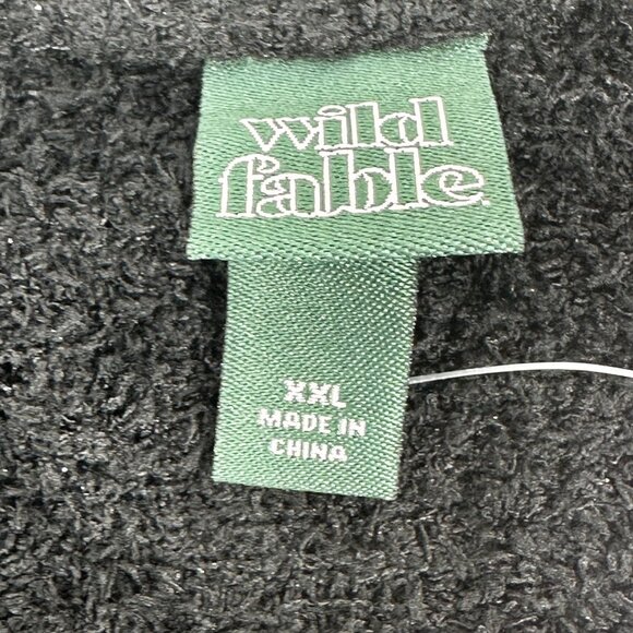 2 Piece Wild Fable Women's XXL Black Crop Sweater And Light Blue Ribbed T-Shirt - Picture 5 of 16